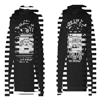 Sorry I Can't Talk I'm On The Phone With My Dad Ouija Board Long Sleeve T-Shirt - Seseable