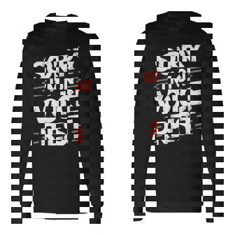 Sorry I'm Onoice Rest ボーカル合唱団の歌手休憩 長袖Tシャツ - Kawaiitshirt