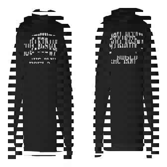 South Kingstown RI J05 Vintage Athletic Sports Long Sleeve T-Shirt | Mazezy