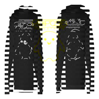 Spacetime-Tour Adipose アイコニックなscifiアドベンチャーファン 長袖Tシャツ - Kawaiitshirt