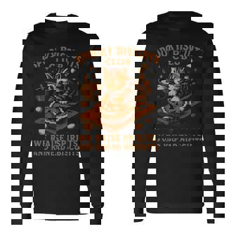 Spooky Biscuits Club Cat 面白い ハロウィン ベーキングベイカー 長袖tシャツ 長袖Tシャツ - Kawaiitshirt