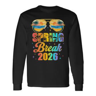 Spring Break 2026 Friends Family Matching Vacation Graphic Long Sleeve T-Shirt - Thegiftio