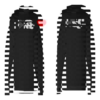 Sql大好き 長袖Tシャツ - Kawaiitshirt