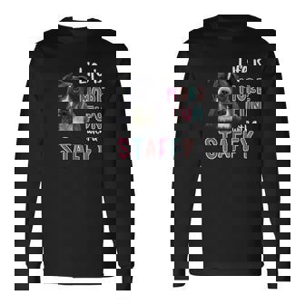 Staffytaffordshire Bull Terrier Perroida Es Divertido Regalo Manga Larga Camiseta de manga larga - Regaloses