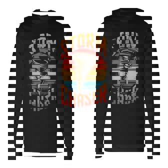 Storm Chaser Storm Chasing Tornado Chaser Meteorology Tank Top Long Sleeve T-Shirt | Mazezy