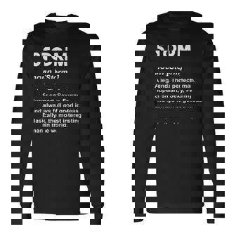 Storm ネームシャツ 長袖Tシャツ - Kawaiitshirt