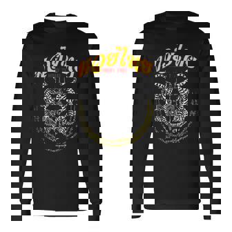 Suea Kooak Yant Thai Kickboxing Twin Tiger Muay Thai 長袖Tシャツ - Kawaiitshirt