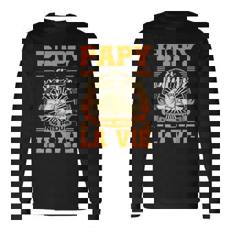 Super Papy Et Petit Fils Unis Pour Laie Check Main Poing T-shirt à manches longues - Cadeauxyz