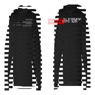 Super Papy Humour Idee Cadeau Fête Des Grands-Pères Original T-shirt à manches longues - Cadeauxyz