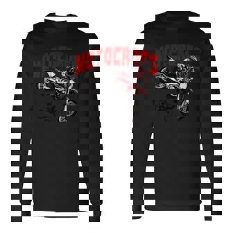 Supercross Motocross Gear Love Race Motorcycle 長袖Tシャツ - Kawaiitshirt