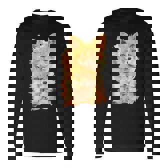 Süße Füchse Kinder Fuchs Polygon Geometrischüßer Fuchs Langarmshirts - Geschenkecke