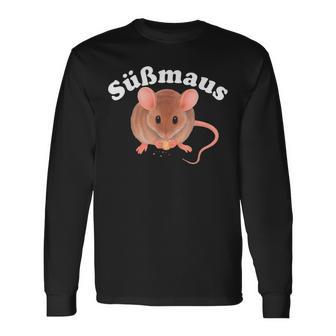 Süßmaus Xüssmaus Cuteweet Mouseüß Mausüßes Mäuschen Langarmshirts - Geschenkecke