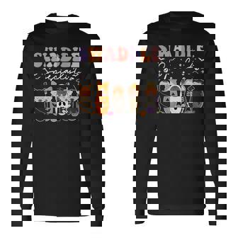 Swaddle Specialist Spooky Season Halloween NICU Nurse Long Sleeve T-Shirt | Mazezy