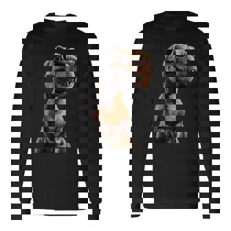 T-レックス ティラノサウルス・レックス 恐竜 恐竜大好き ディノ 長袖Tシャツ - Kawaiitshirt