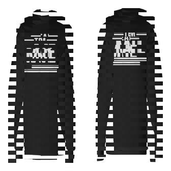 Team Manel Apellido Camiseta de manga larga - Regaloses