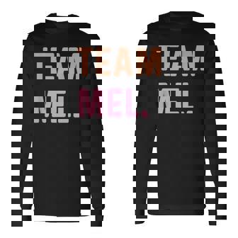 Team Mel 名前 長袖Tシャツ - Kawaiitshirt