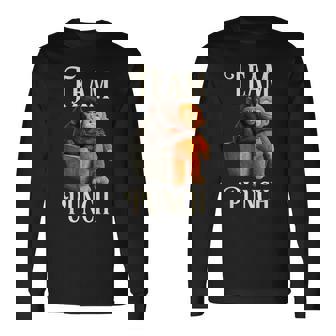 Team Punch Japan ベビーモンキーパンチ 長袖Tシャツ - Kawaiitshirt