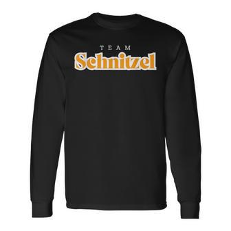 Teamchnitzel I Ich Liebe Wienerchnitzel Lieblingsobst Langarmshirts - Geschenkecke