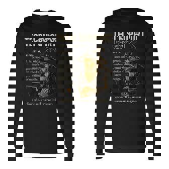 Tech Support Definition Computer Geek Programmer Long Sleeve T-Shirt - Monsterry