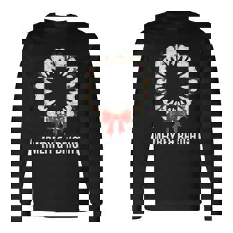 Th Smile Be Merry And Bright Dental Dentist Christmas Long Sleeve T-Shirt - Monsterry