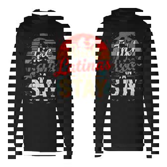 Thick Latinas Can Stay Sarcastic Latina Pride Body Long Sleeve T-Shirt | Mazezy