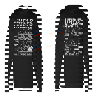 Things I Do In My Spare Time Roller Coaster Lover Long Sleeve T-Shirt - Monsterry