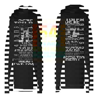 Together 54 Years Forever To Go 結婚54周年記念 長袖Tシャツ - Kawaiitshirt