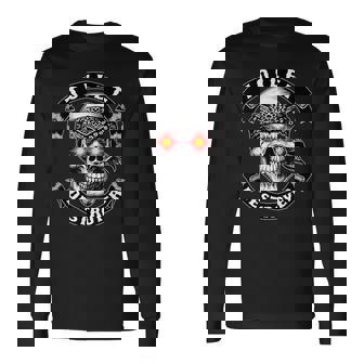 Toilet Destroyer Poop Jokes Dad Humor Poop Diarrhea Long Sleeve T-Shirt - Monsterry