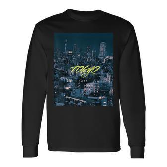Tokyo Japan City Asie -Oyage T-shirt à manches longues - Cadeauxyz
