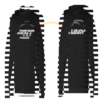 Total Solar Eclipse 2024 Shirts Missouri Totality Fall Long Sleeve T-Shirt | Mazezy