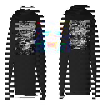 Trendy Formula One Kitty Poster 長袖Tシャツ - Kawaiitshirt