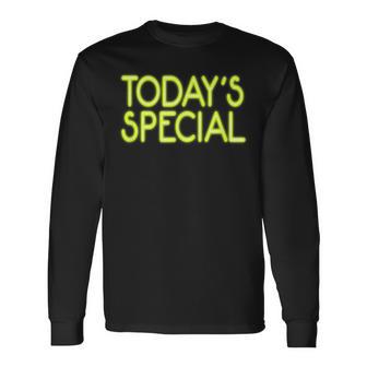 Trendy Neon Greenign Today'special 長袖Tシャツ - Kawaiitshirt