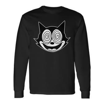 Trippy Cat Felix Long Sleeve T-Shirt - Thegiftio UK