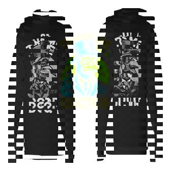 Trust Me I'm A Doctor Plague エモ スチームパンク ゴス ヒップスター 長袖Tシャツ - Kawaiitshirt