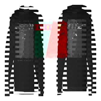 Turkmenistan Soviet Union Flag Turk CCCP Heritage Long Sleeve T-Shirt | Mazezy