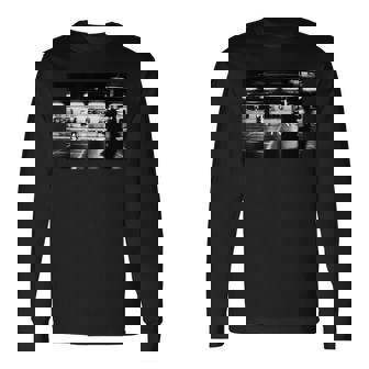 Urban Motion Monochrometreet Photography 長袖Tシャツ - Kawaiitshirt