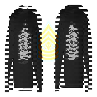 US Army Rank Command Sergeant Major Of The Army CSMA Long Sleeve T-Shirt | Mazezy