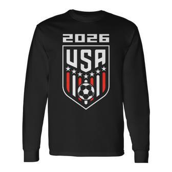 Usa 2026 United States Sport Usa 2026 Ball 2026 Usa Long Sleeve T-Shirt - Thegiftio UK