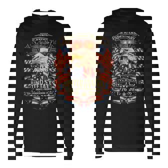 Usa Independence 250Th Anniversary 1776 2026 Patriotic Eagle Long Sleeve T-Shirt - Monsterry