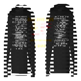 USS Coral Sea CV-43 Aircraft Carrier Veteran Patriotic Papa Long Sleeve T-Shirt | Mazezy