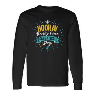 Vacaciones Añoiajero Mundial Fuera Del Añoabático Camiseta de manga larga - Regaloses