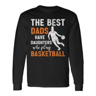 Vatertag Basketball Dad Game Day Langarmshirts - Geschenkecke