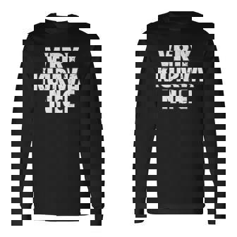 Very Kurwa Nice Poland Polska Polskieery Nice 長袖Tシャツ - Kawaiitshirt