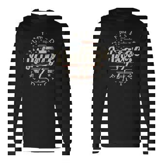 Vintage 1971 Limited Edition Usa Flag 55Th Birthday Long Sleeve T-Shirt - Thegiftio