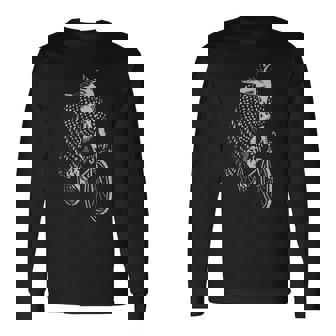 Vintage Armadillo Riding Bike Bicycle Cycling On A Bicycle Tank Top Long Sleeve T-Shirt | Mazezy