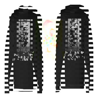 Vintage F-Caw-F Christmas Chicken Retro Fcawf Rooster Long Sleeve T-Shirt | Mazezy