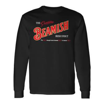 Vintage Quote The Beamish Irish Basic Retro Essential Long Sleeve T-Shirt - Thegiftio UK
