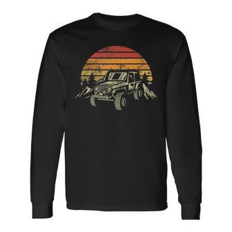 Vintage Retro 70Er Off Road Car Lover -Chwarz Kurzarm Offroad-Liebhaber Abenteuerlustigeintage-Auto-Enthusiasten Langarmshirts - Geschenkecke