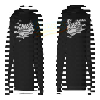 Graphic Vintage Retro Brewers Last Name Lover Throwback Long Sleeve T-Shirt - Thegiftio