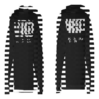 Virgo Rising Astrology Horoscope Long Sleeve T-Shirt | Mazezy